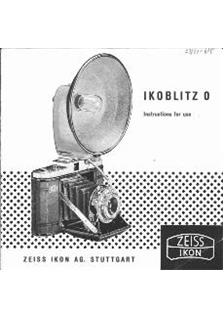 Zeiss Ikon Ikoblitz manual. Camera Instructions.